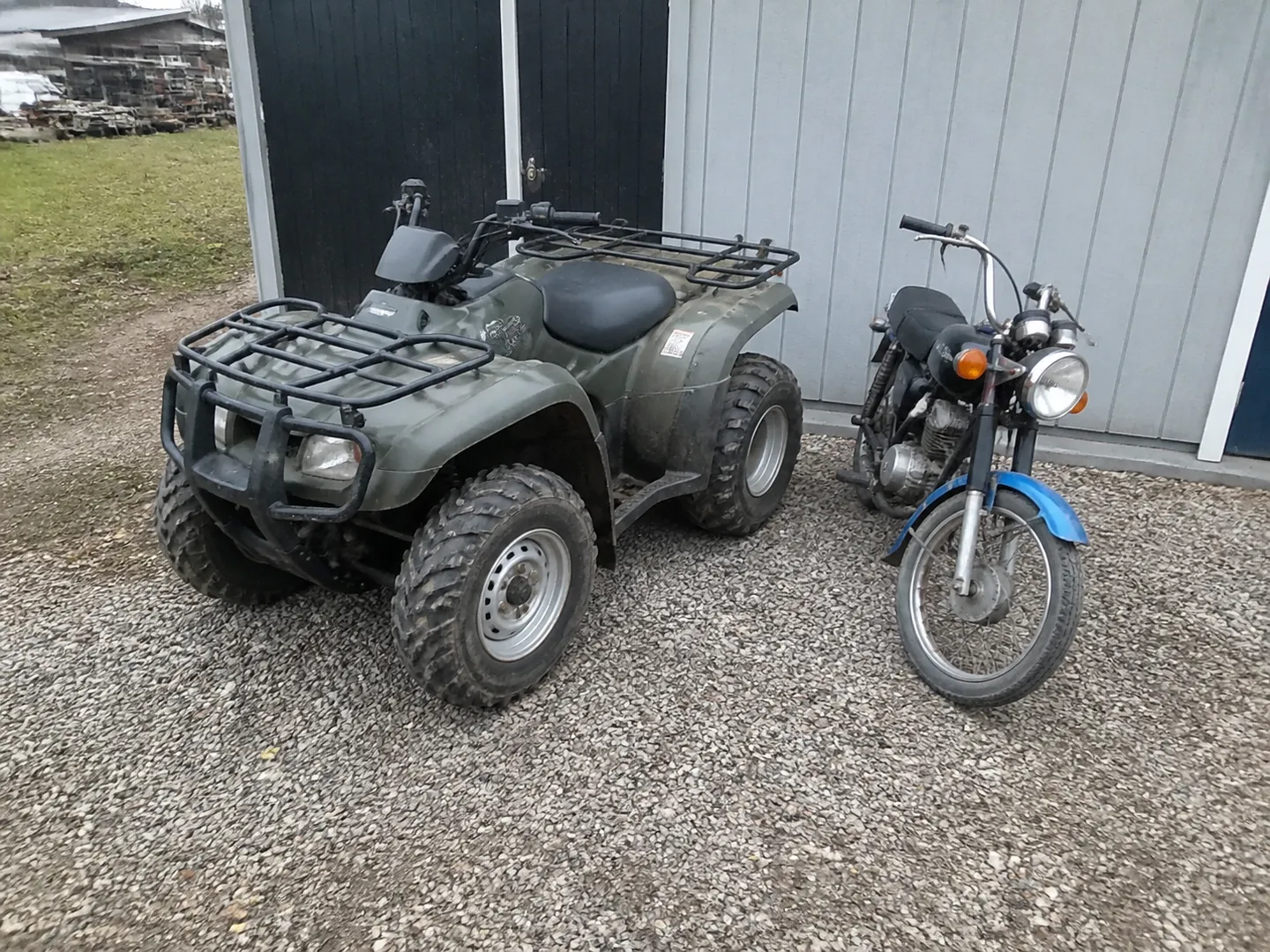 Illustrative example: atv and motorcycle