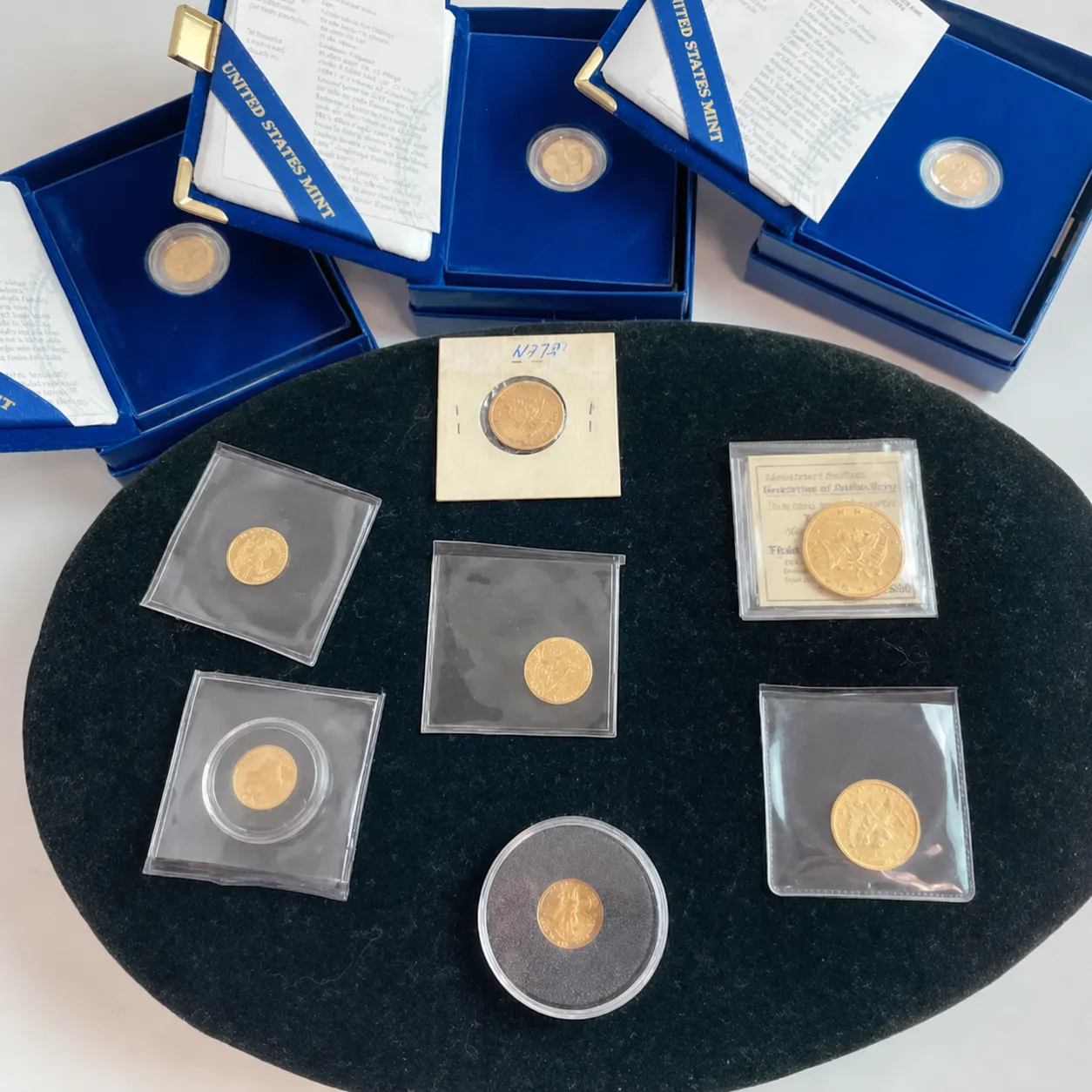 Gold coins and collectible precious-metal pieces