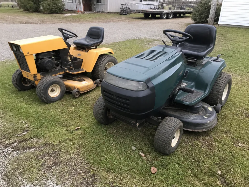 Informal countertop example of mowers & tractors